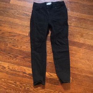 Everlane black high waisted skinny jeans